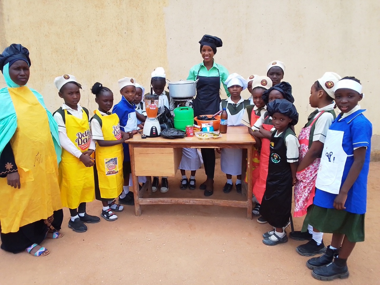Students learning
