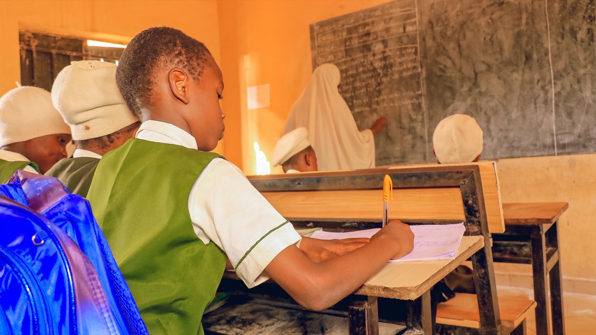 Students in class at Integrity Academy