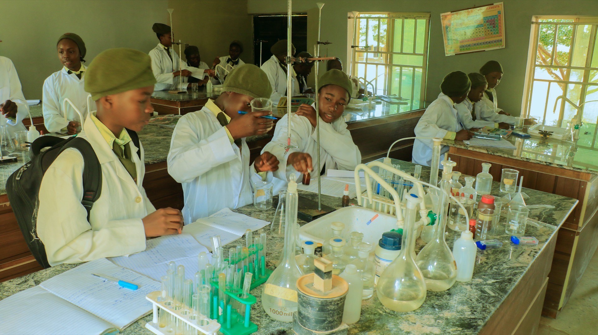 Science laboratory at Integrity Academy